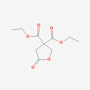 molecular formula C10H14O6 B12887409 Diethyl 5-oxodihydrofuran-3,3(2h)-dicarboxylate CAS No. 93115-29-8