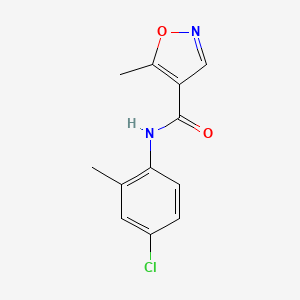 N-(4-Chloro-2-methylphenyl)-5-methyl-1,2-oxazole-4-carboxamide