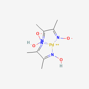 (NE)-N-[(3E)-3-oxidoiminobutan-2-ylidene]hydroxylamine;palladium(2+)