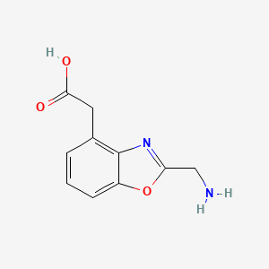 2-(Aminomethyl)benzo[d]oxazole-4-acetic acid