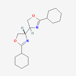 (4S,4'S)-2,2'-Dicyclohexyl-4,4',5,5'-tetrahydro-4,4'-bioxazole