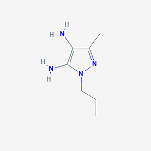 3-Methyl-1-propyl-1H-pyrazole-4,5-diamine