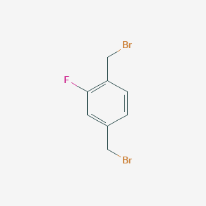 molecular formula C8H7Br2F B1288748 1,4-双(溴甲基)-2-氟苯 CAS No. 69857-33-6
