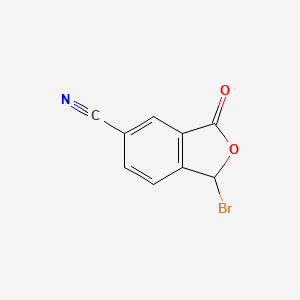 1-Bromo-3-oxo-1,3-dihydro-2-benzofuran-5-carbonitrile