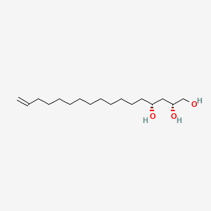 molecular formula C17H34O3 B1288751 (R,R)-1,2,4-Trihydroxy-16-heptadecene CAS No. 24607-08-7
