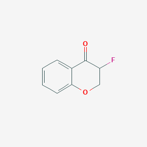 molecular formula C9H7FO2 B1288752 3-氟色满-4-酮 CAS No. 507477-14-7