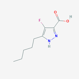 4-Fluoro-5-pentyl-1H-pyrazole-3-carboxylic acid