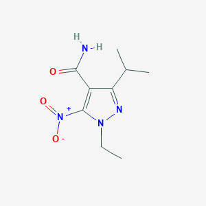 1-Ethyl-3-isopropyl-5-nitro-1H-pyrazole-4-carboxamide