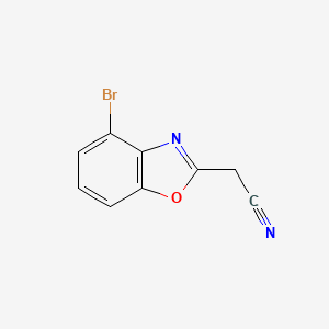 2-(4-Bromobenzo[d]oxazol-2-yl)acetonitrile