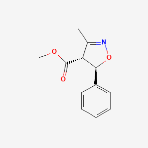 (4R,5R)-Methyl 3-methyl-5-phenyl-4,5-dihydroisoxazole-4-carboxylate