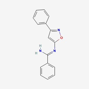 N-(3-Phenylisoxazol-5-yl)benzimidamide