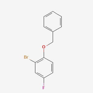 B1288754 1-(Benzyloxy)-2-bromo-4-fluorobenzene CAS No. 660842-05-7