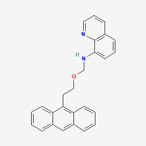 N-((2-(Anthracen-9-yl)ethoxy)methyl)quinolin-8-amine