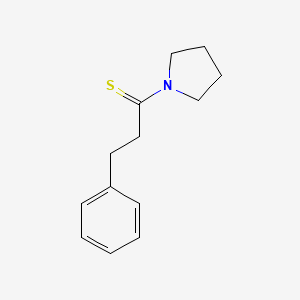 3-Phenyl-1-(pyrrolidin-1-yl)propane-1-thione