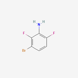 molecular formula C6H4BrF2N B1288759 3-溴-2,6-二氟苯胺 CAS No. 1262198-07-1