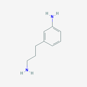 molecular formula C9H14N2 B1288760 3-(3-氨基丙基)苯胺 CAS No. 332363-16-3