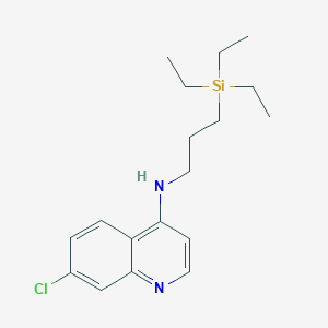 7-Chloro-N-(3-(triethylsilyl)propyl)quinolin-4-amine