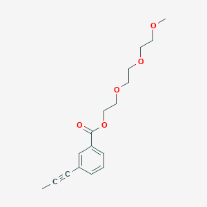 Benzoic acid, 3-(1-propynyl)-, 2-[2-(2-methoxyethoxy)ethoxy]ethyl ester