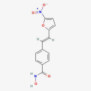 N-Hydroxy-4-(2-(5-nitrofuran-2-yl)vinyl)benzamide