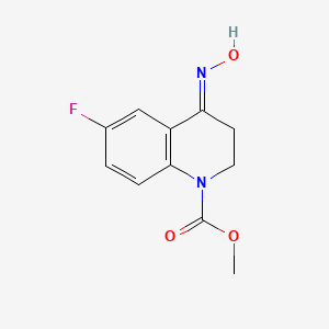 Methyl 6-fluoro-4-(hydroxyimino)-3,4-dihydroquinoline-1(2H)-carboxylate