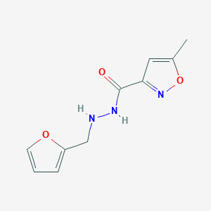 N'-(Furan-2-ylmethyl)-5-methylisoxazole-3-carbohydrazide