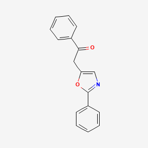 Ethanone, 1-phenyl-2-(2-phenyl-5-oxazolyl)-