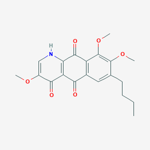 7-Butyl-3,8,9-trimethoxybenzo[g]quinoline-4,5,10(1H)-trione