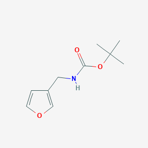 molecular formula C10H15NO3 B12887799 tert-Butyl (furan-3-ylmethyl)carbamate 