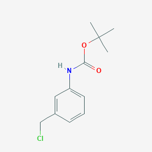 molecular formula C12H16ClNO2 B1288780 N-Boc-3-(氯甲基)苯胺 CAS No. 219706-58-8