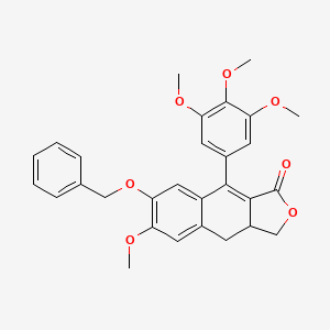 7-(Benzyloxy)-6-methoxy-9-(3,4,5-trimethoxyphenyl)-3a,4-dihydronaphtho[2,3-c]furan-1(3h)-one