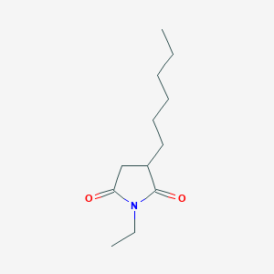 1-Ethyl-3-hexylpyrrolidine-2,5-dione