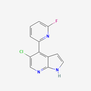 1H-Pyrrolo[2,3-b]pyridine, 5-chloro-4-(6-fluoro-2-pyridinyl)-