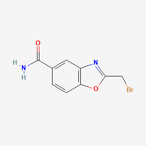 2-(Bromomethyl)benzo[d]oxazole-5-carboxamide