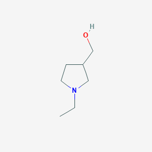 molecular formula C7H15NO B1288785 (1-乙基吡咯烷-3-基)甲醇 CAS No. 61472-22-8