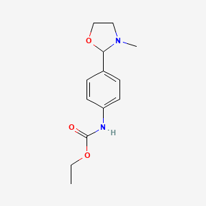 Ethyl [4-(3-methyl-1,3-oxazolidin-2-yl)phenyl]carbamate