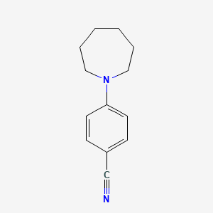 molecular formula C13H16N2 B1288787 4-(氮杂环丁烷-1-基)苯甲腈 CAS No. 162377-67-5