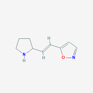 (E)-5-(2-(Pyrrolidin-2-yl)vinyl)isoxazole