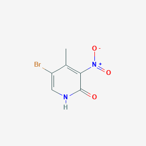 molecular formula C6H5BrN2O3 B1288788 5-溴-4-甲基-3-硝基吡啶-2(1H)-酮 CAS No. 228410-90-0