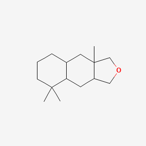 molecular formula C15H26O B12887909 Dodecahydro-3a,8,8-trimethylnaphtho(2,3-c)furan CAS No. 85443-43-2