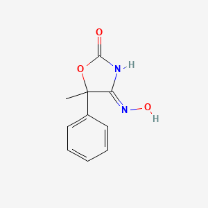 4-(Hydroxyamino)-5-methyl-5-phenyloxazol-2(5H)-one