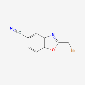 2-(Bromomethyl)-5-cyanobenzo[d]oxazole