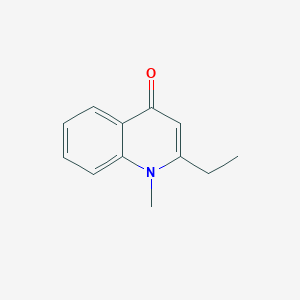 molecular formula C12H13NO B12887959 2-Ethyl-1-methylquinolin-4(1H)-one CAS No. 139710-76-2