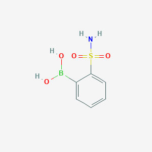 molecular formula C6H8BNO4S B1288796 2-Boronobenzenesulfonamide CAS No. 193753-37-6