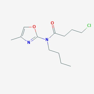 N-Butyl-4-chloro-N-(4-methyl-1,3-oxazol-2-yl)butanamide