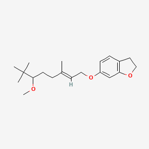 6-((6-Methoxy-3,7,7-trimethyloct-2-en-1-yl)oxy)-2,3-dihydrobenzofuran