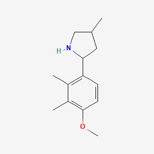 2-(4-Methoxy-2,3-dimethylphenyl)-4-methylpyrrolidine