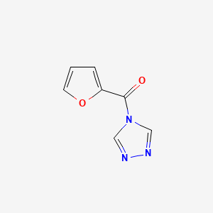 molecular formula C7H5N3O2 B12888081 Furan-2-yl(4H-1,2,4-triazol-4-yl)methanone 