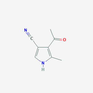 4-acetyl-5-methyl-1H-pyrrole-3-carbonitrile