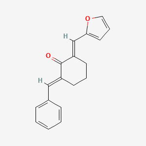 2-Benzylidene-6-(furan-2-ylmethylene)cyclohexanone