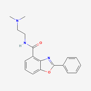 N-(2-(Dimethylamino)ethyl)-2-phenyl-4-benzoxazolecarboxamide